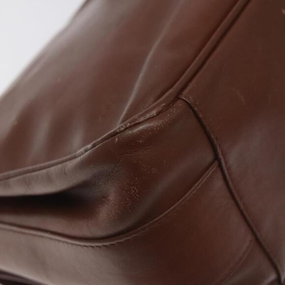 GUCCI Bamboo Shoulder Bag Leather Brown Gold 001 14 001 14 - Picture 13 of 16